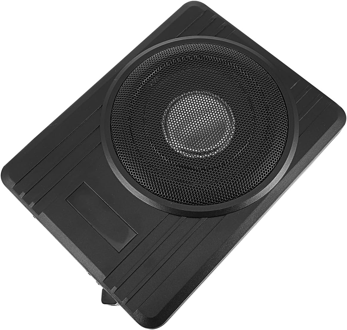 600w 8-inch Aluminum Alloy Under Seat Car Subwoofer Speaker, Auto Bass Woofer with Amplifier, Powerful Car Audio System for Vehicle Sound Enhancement