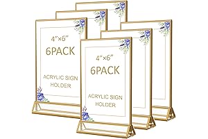 Versatile Acrylic and Gold Stand: Enhance Your Display