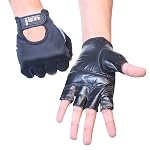 USI UNIVERSAL Gym Gloves, 734 Comferto Fitness Gym Gloves For Men & Women, Workout Powerlifting Gloves, Leather/fabric Construction, Double Reinforced Palm, Weight Lifting Gloves (Size: Medium)