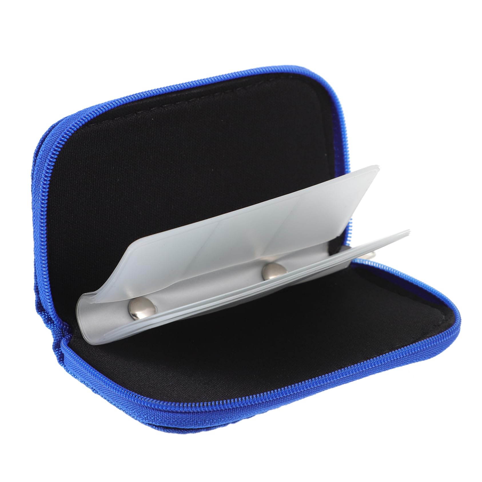 KONTONTY Memory Card Organizer Case Portable Slot Zipper Storage Bag for and Cards Lightweight and Design for Easy Carrying and Accessibility