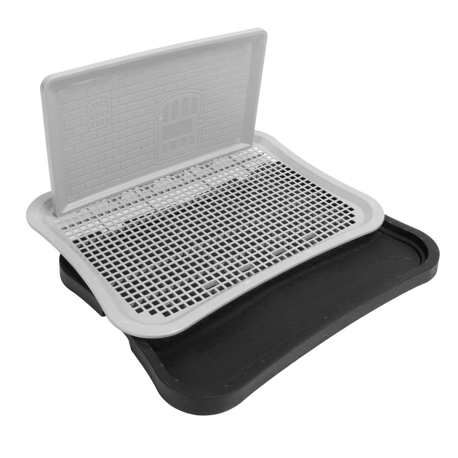 Vasino Portatile Per Cuccioli - Toilette Per Addestramento Cani Con Rete Rimovibile - Foto 2