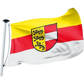 Premium Flag Carinthia 100 x 150 cm - 115 g/m  Fabric Weight - Printed Robust and Weather-Resistant Gloss Polyester with Eyelets 100 x 150 cm Carinthia