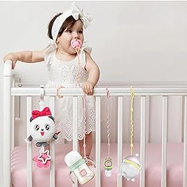 RTMOK Toy Straps for Baby, Silicone Setpacifier Clip,Applies to Car Seat Toy,Teether Toy,High Chair,Stroller Accessories,Baby Toy Clips,Cribs,Rocking Chair