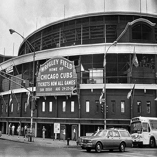 Póster de Chicago Wrigley Field Nwrigley Field Baseball Stadium In Chicago Illinois 1981 (18 x 24)