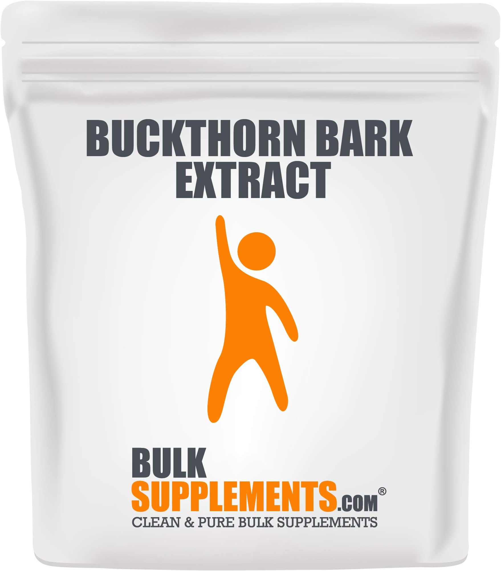 BulkSupplements.com Buckthorn Bark Extract - Superfood Powder - Sea Buckthorn - Omega 7 Supplement - Radiant Beauty Hair Vitamins (250 Grams - 8.8 oz)