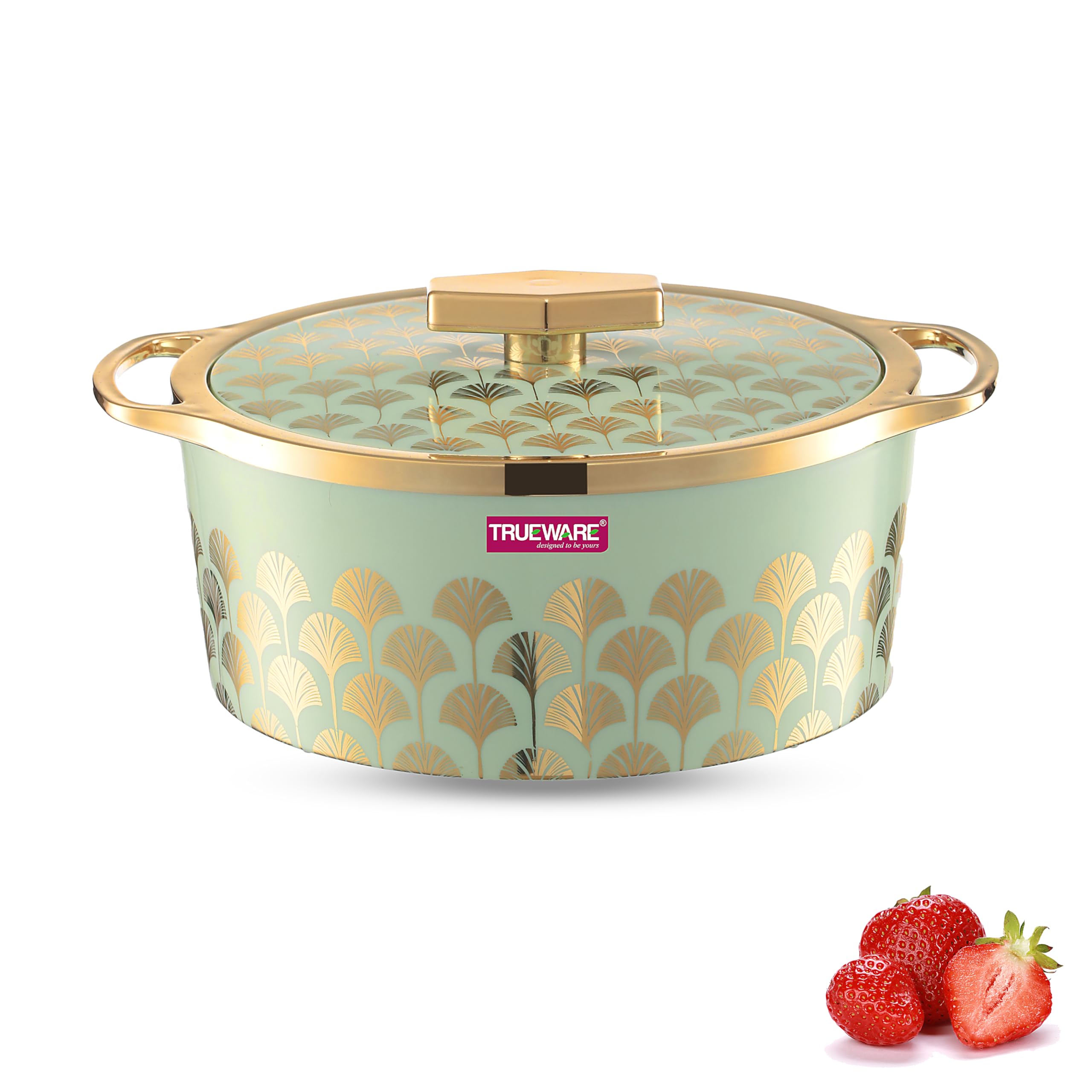 Trueware Floraa Fine Inner Steel Casserole, 2500 ml, Green | PU Insulated | BPA Free | Odour Proof | Food Grade | Easy to Carry Ideal for Chapatti | Roti | Curd Maker | Thermoware | Hot Pot (B0CHYDSL9C) Amazon Price History, Amazon Price Tracker