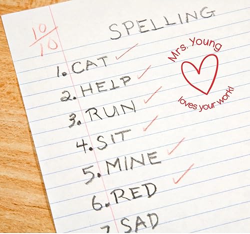 Miniatura 8 de StampExpression - Sello personalizado para profesor de amor, autoentintado, con líneas de texto (A-76205)