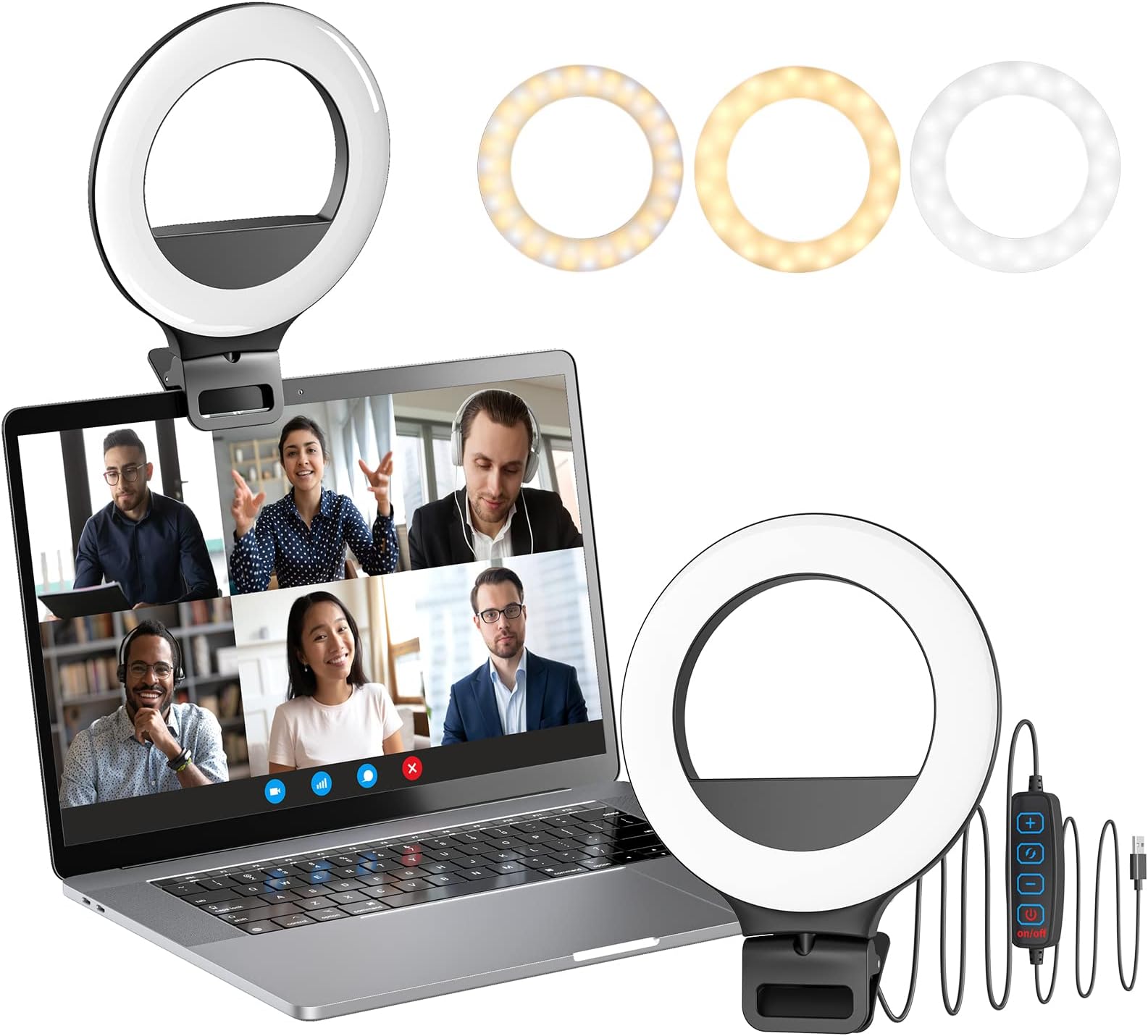 Video Conference Lighting,cam Lighting,Ring Light for