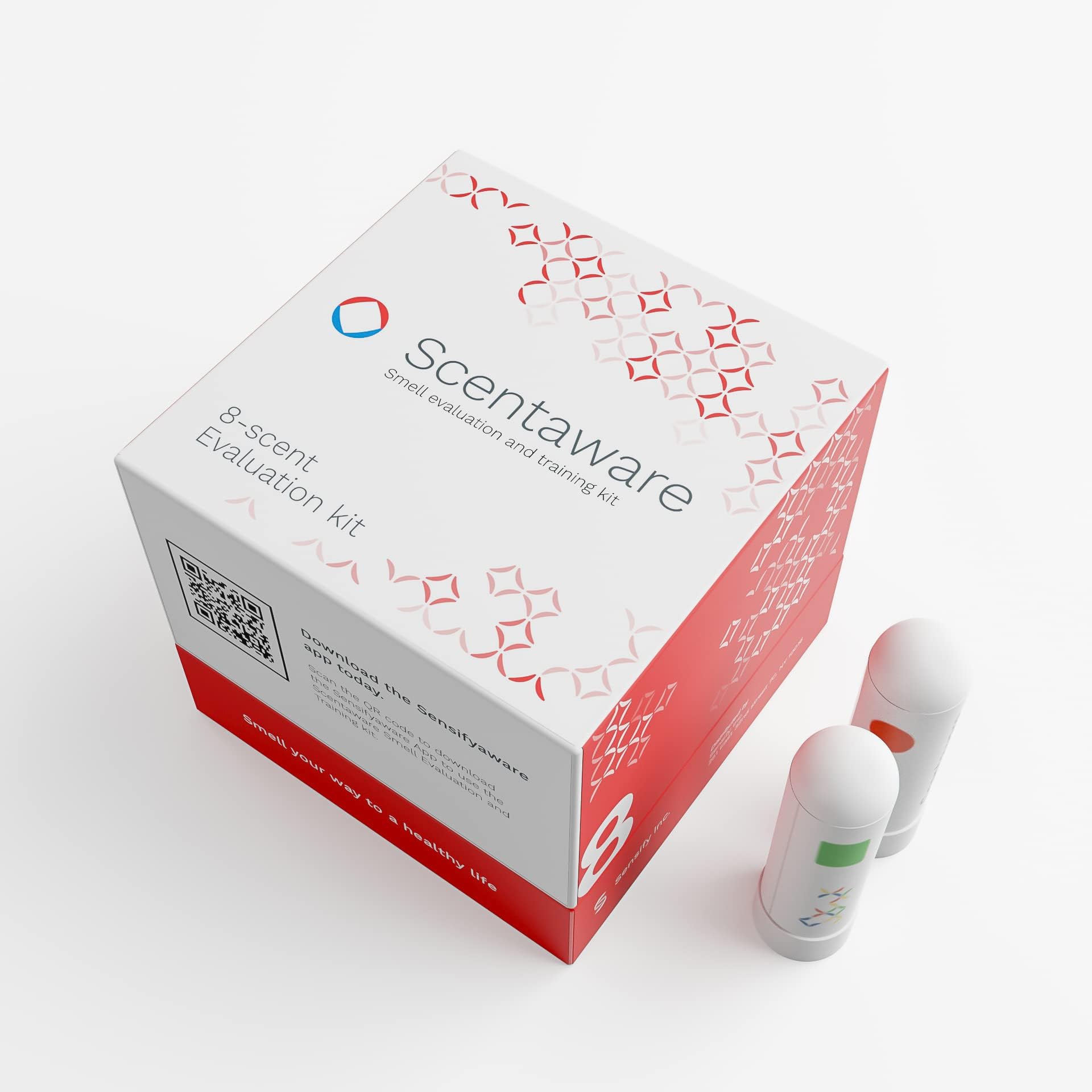 Scentaware-8 Scent Evaluation and Smell Training Kit | Smell Test | Sensory and Cognitive Test | Essential Oil Nasal Inhalers Olfactory Regeneration | Evaluate and Help Restore Loss of Smell | Multi
