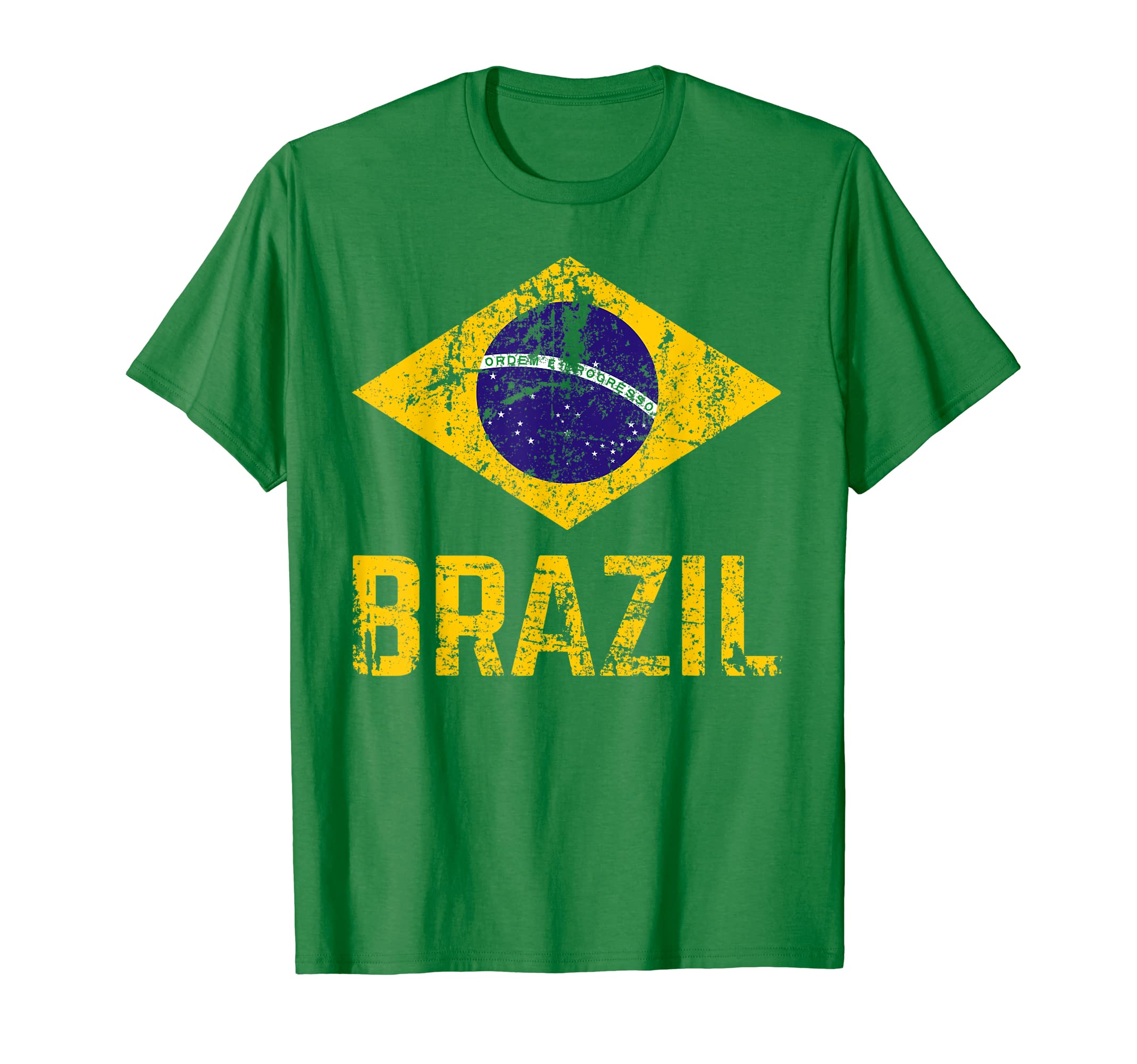 Brazil Family StoreBRAZIL BRASIL Flag Vintage Distressed BRAZIL T-Shirt