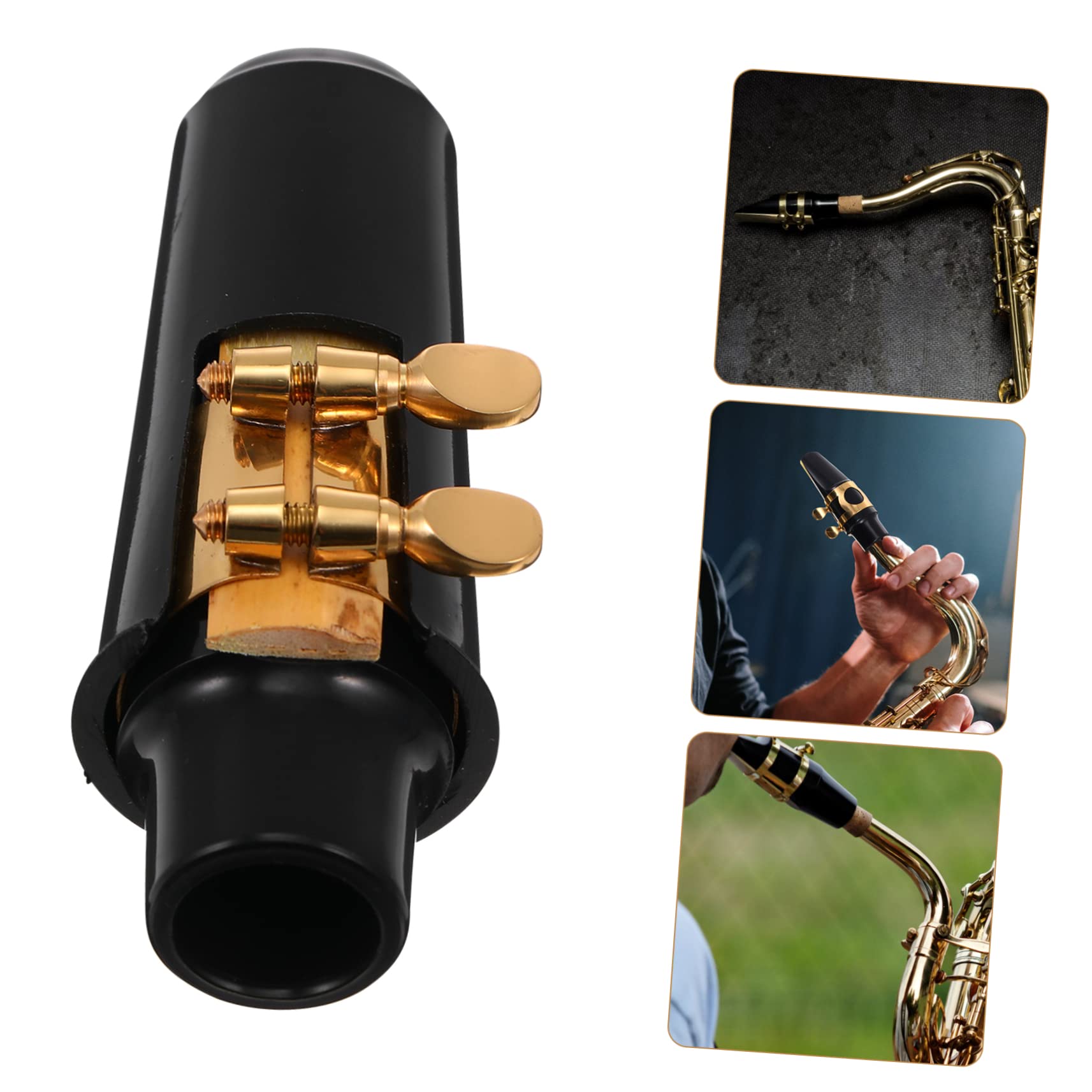 ibasenice 3sätze Alto Saxophon Zubehör Professionelles Mundstück Mit Metallklammer Reeds Und Schutzkappe Für Anfänger Und Fortgeschrittene Für Musikinstrumente Und Saxophonspieler