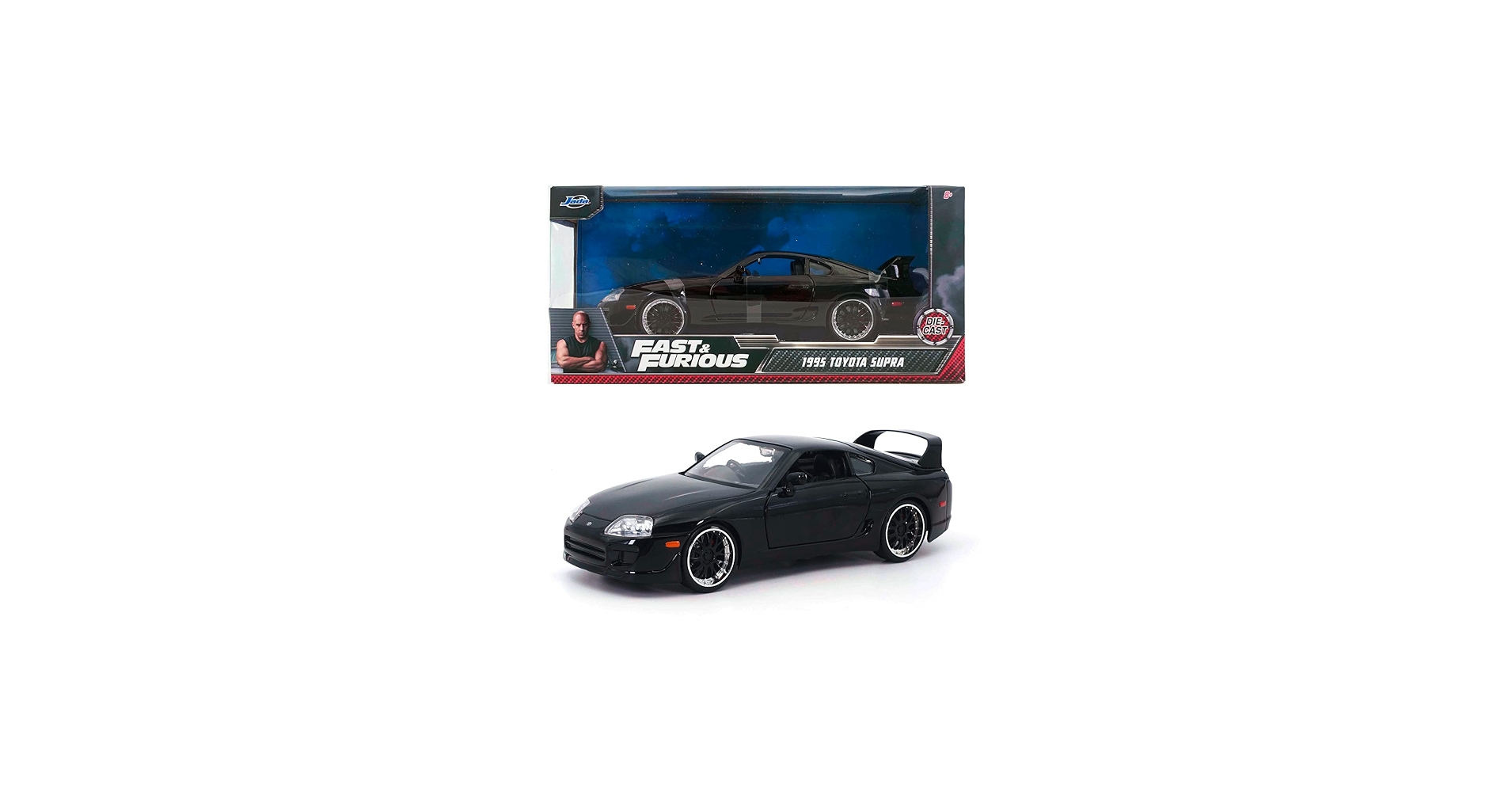 Amazon.com: Auto Fast + Furious Toyota Supra 1995 Schaal 1