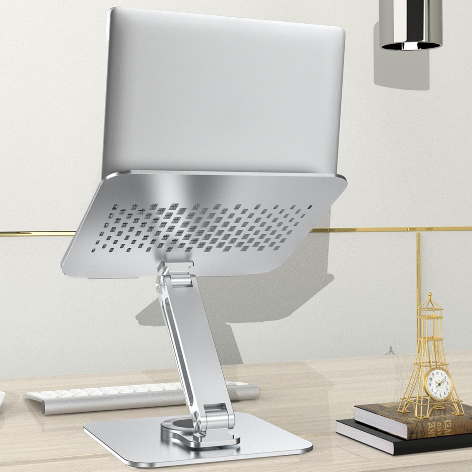 Supporto Notebook Girevole 360° - Base Con Dissipatore Per Raffreddamento - Foto 5