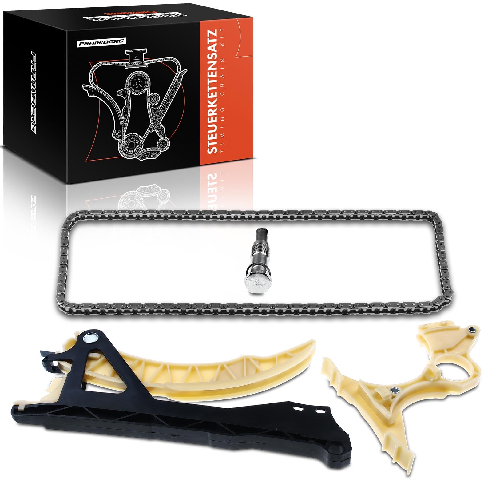 Frankberg Kit de cadena de distribución cadena de distribución 11318618318 | Compatible con: Serie 3 E46, Serie 1 E81, Serie 3 Coupé E46, Serie 3 Compact E46, Serie 1 E87, Serie 3 E90