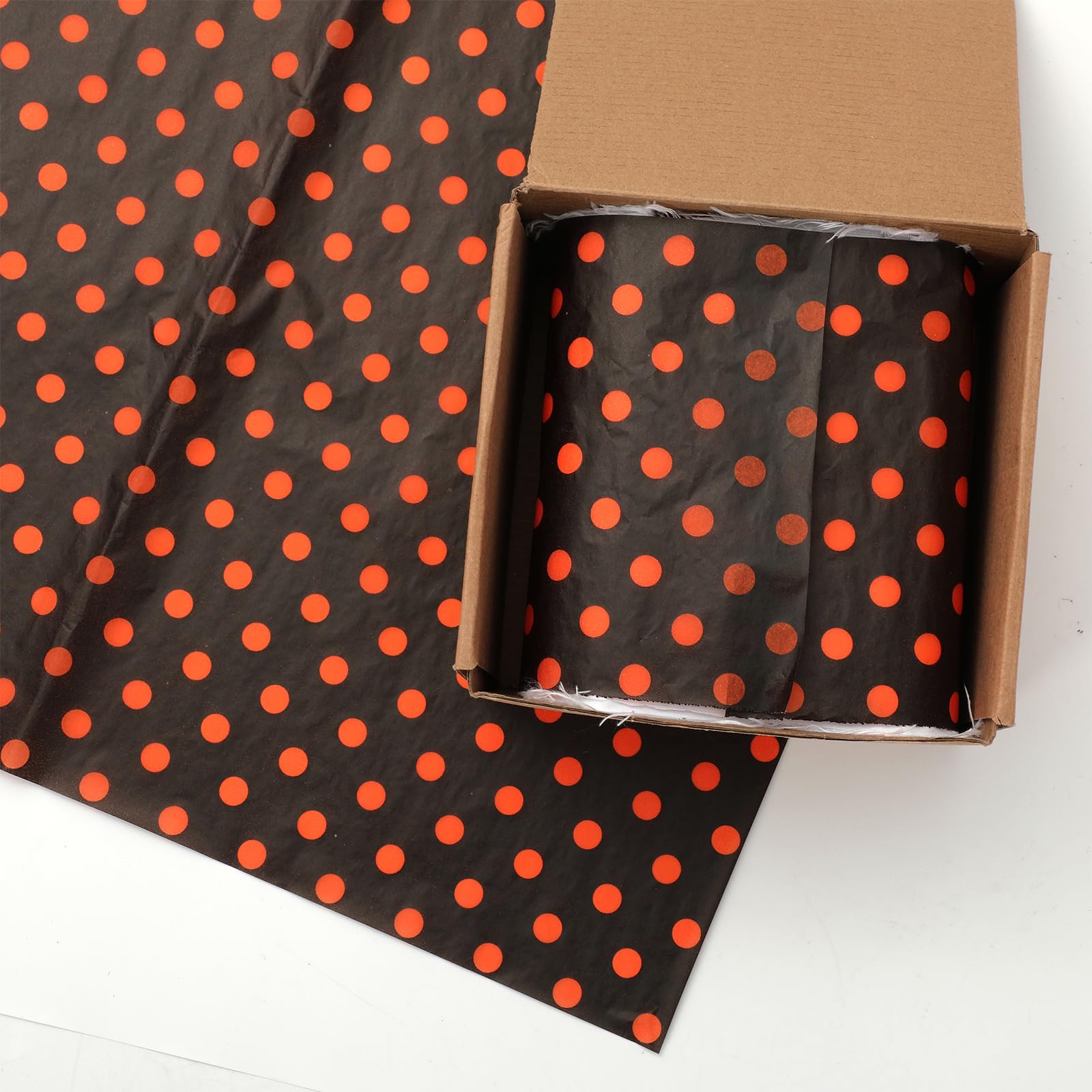 100-Piece Candy Corn Halloween Tissue Paper - 14x20 Inch, Gift Wrap, Craft, Party Decor