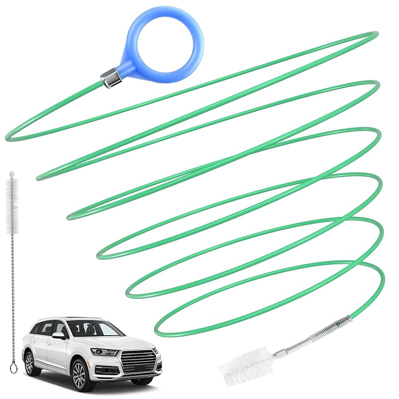 Escova flexível para limpeza do dreno do teto solar automotivo, 304,8 cm