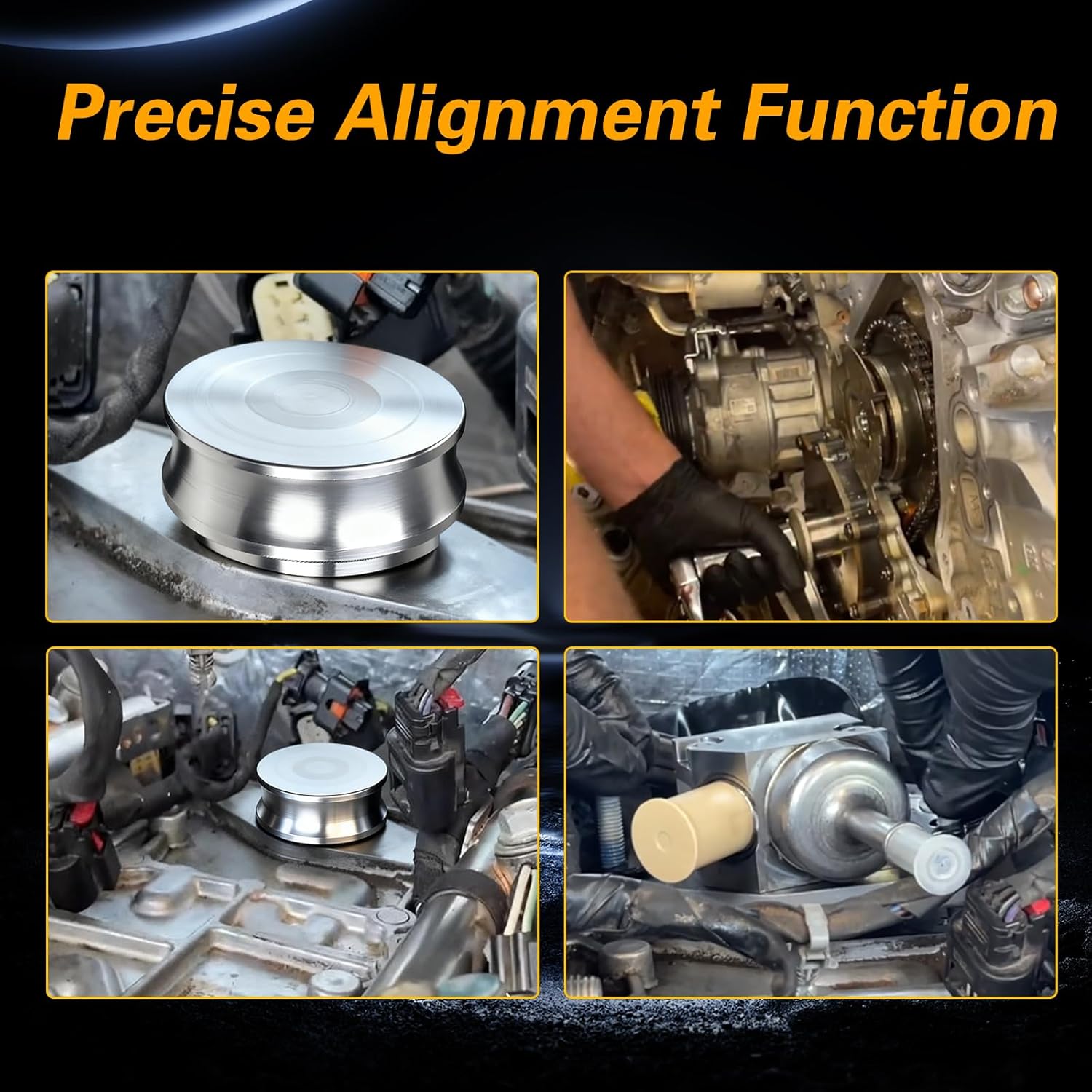 Improved Fuel Pump Alignment Installation Gauge Fuel Pump Installation Tool Compatible with GM Sierra 1500 2500 3500 Silverado 4.3L V6, 5.3L V8, 6.2L V8 Engines 2014-2022 Replace# EN-51092 6710 - Image 7