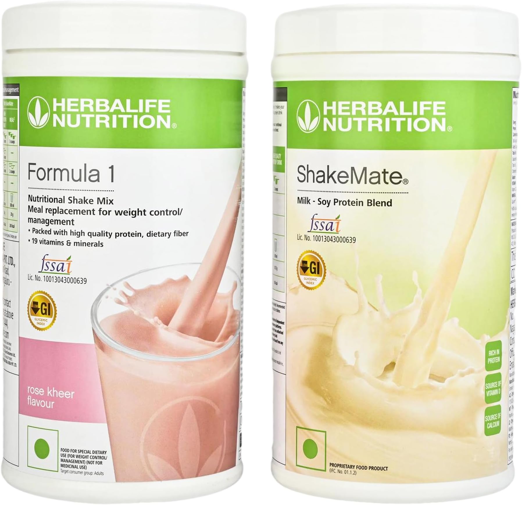 FORMULA 1 ROSE & KHEER (500g) WITH SHAEMATE (500g) SET OF 2PCS * Nutrition Drink (2x0.5 kg, ROSE+SHAKEMATE* Flavored)