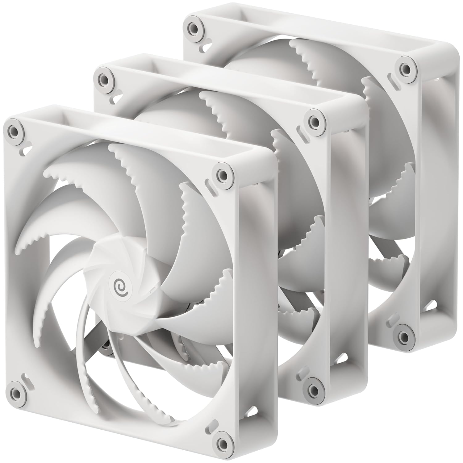 HAVN H14 Triple Pack 140mm Case Fans – 85.18CFM Airflow, Quiet 30.8dBA Operation, FDB, Daisy-Chain Loopin Cable System – Premium Cooling Fans - White