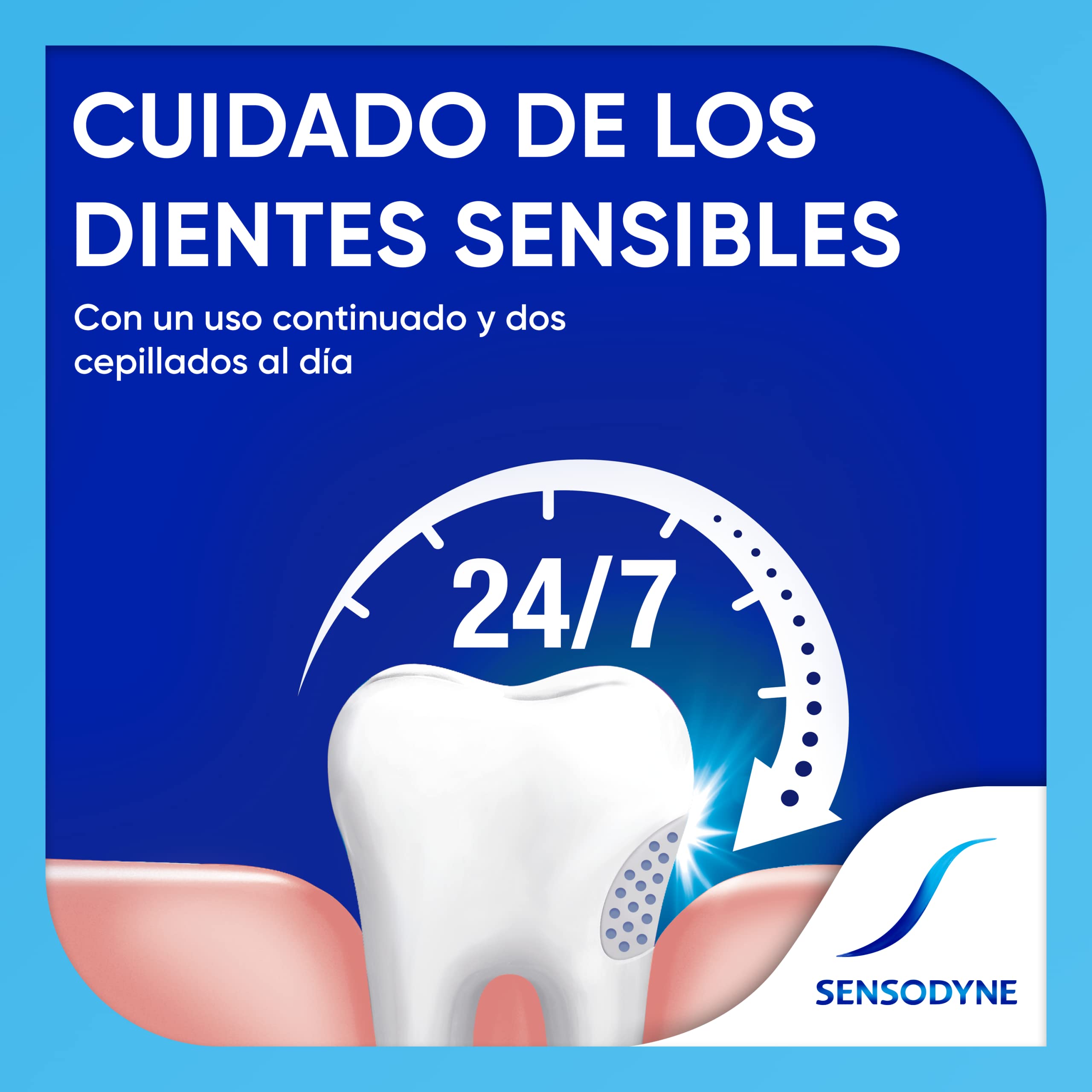 Sensodyne Blanqueante Pasta de Dientes Blanqueante, Alivio Para Dientes Sensibles, Protección Duradera Frente a la Sensibilidad Dental, Pack 4x75 ml