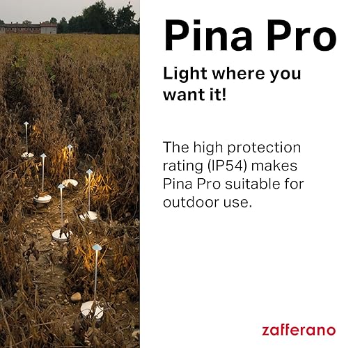 Miniatura 3 de Zafferano, Pina Pro - Lámpara de mesa inalámbrica recargable con controles táctiles, adecuada para interiores y exteriores, atenuador, 2200-3000 K,