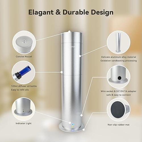 Miniatura 6 de CACAFSFY Difusor de la colección de hotel, difusores para el hogar, difusores de aceites esenciales, difusor de aroma de estudio, sin agua,