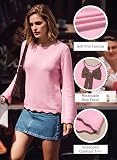 Dokotoo Bow Sweaters – Pink in size Medium