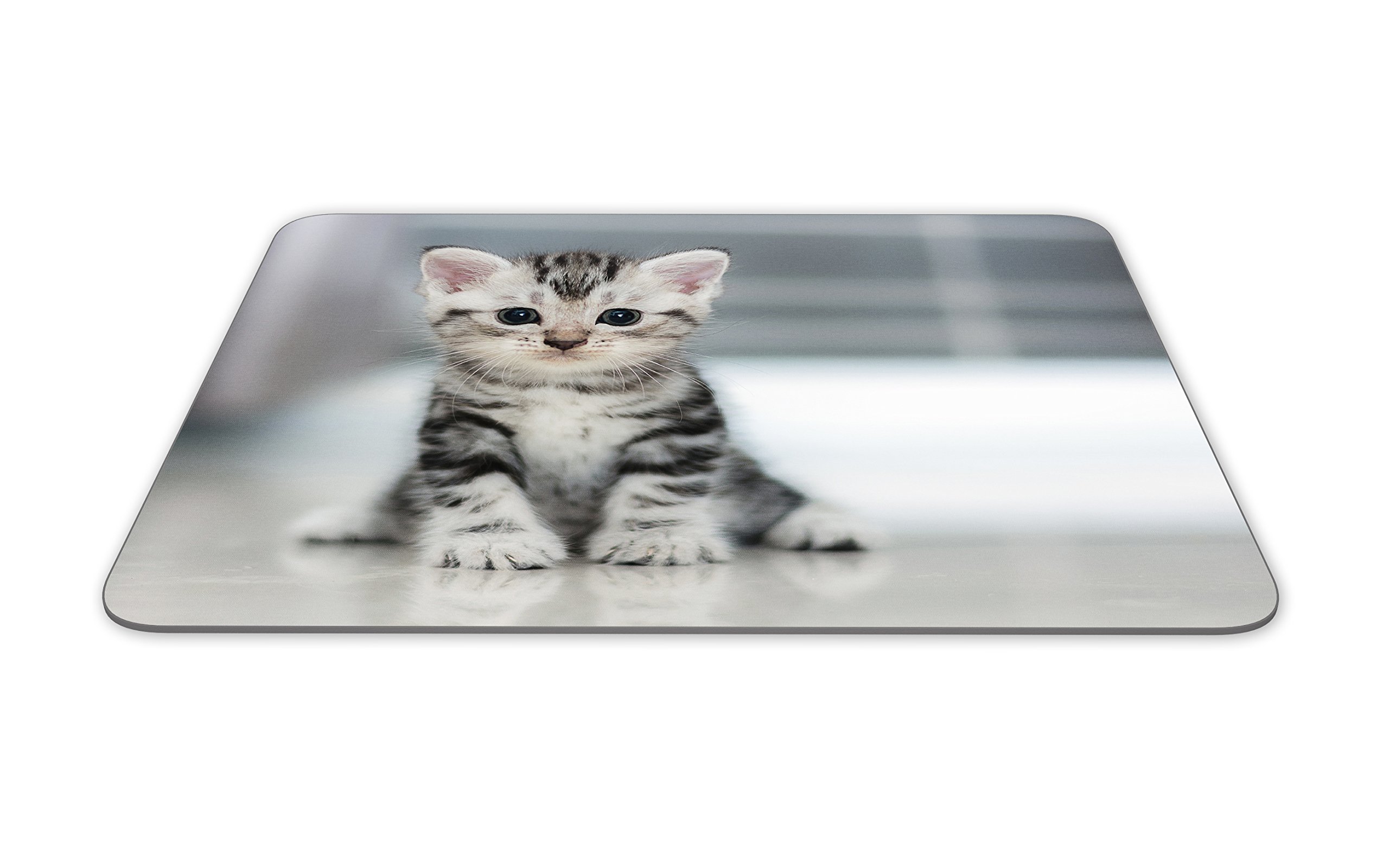 Tappetino Mouse Gatto Con Ciambella - Morbido In Lycra, Antiscivolo, Cielo Stellato, Per Computer E Laptop