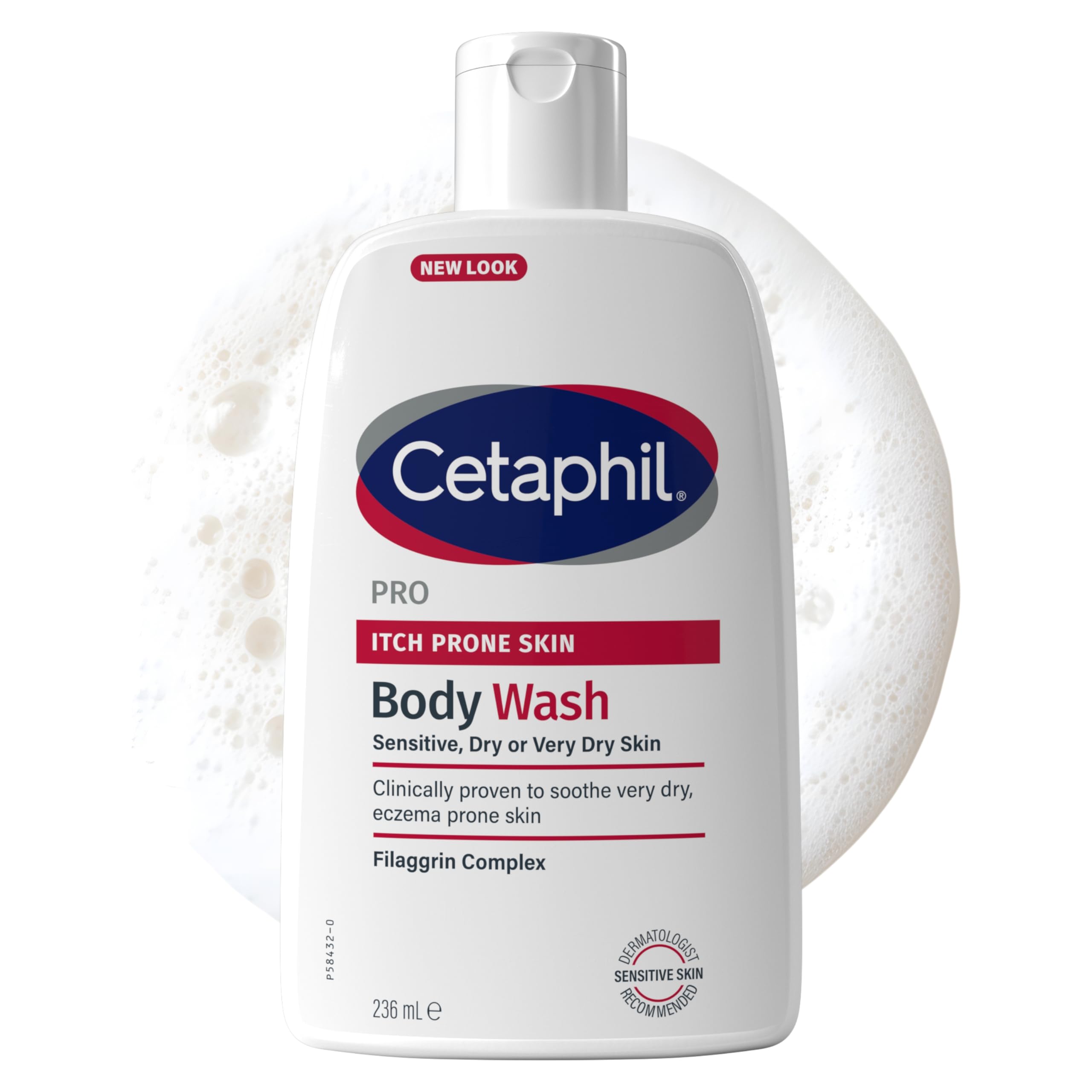 Cetaphil PRO Body Wash for Sensitive Itch-Prone Skin 236ml