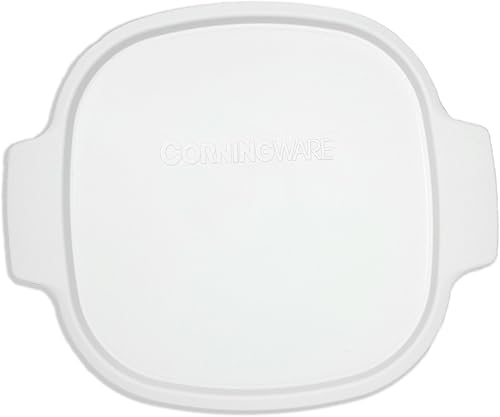 Miniatura 2 de Corningware StoveTop Tapa de plástico blanca de 2 cuartos de galón  3 cuartos #A-2-PC (se adapta a platos de vidrio Corningware A-2-B y A-3-B)