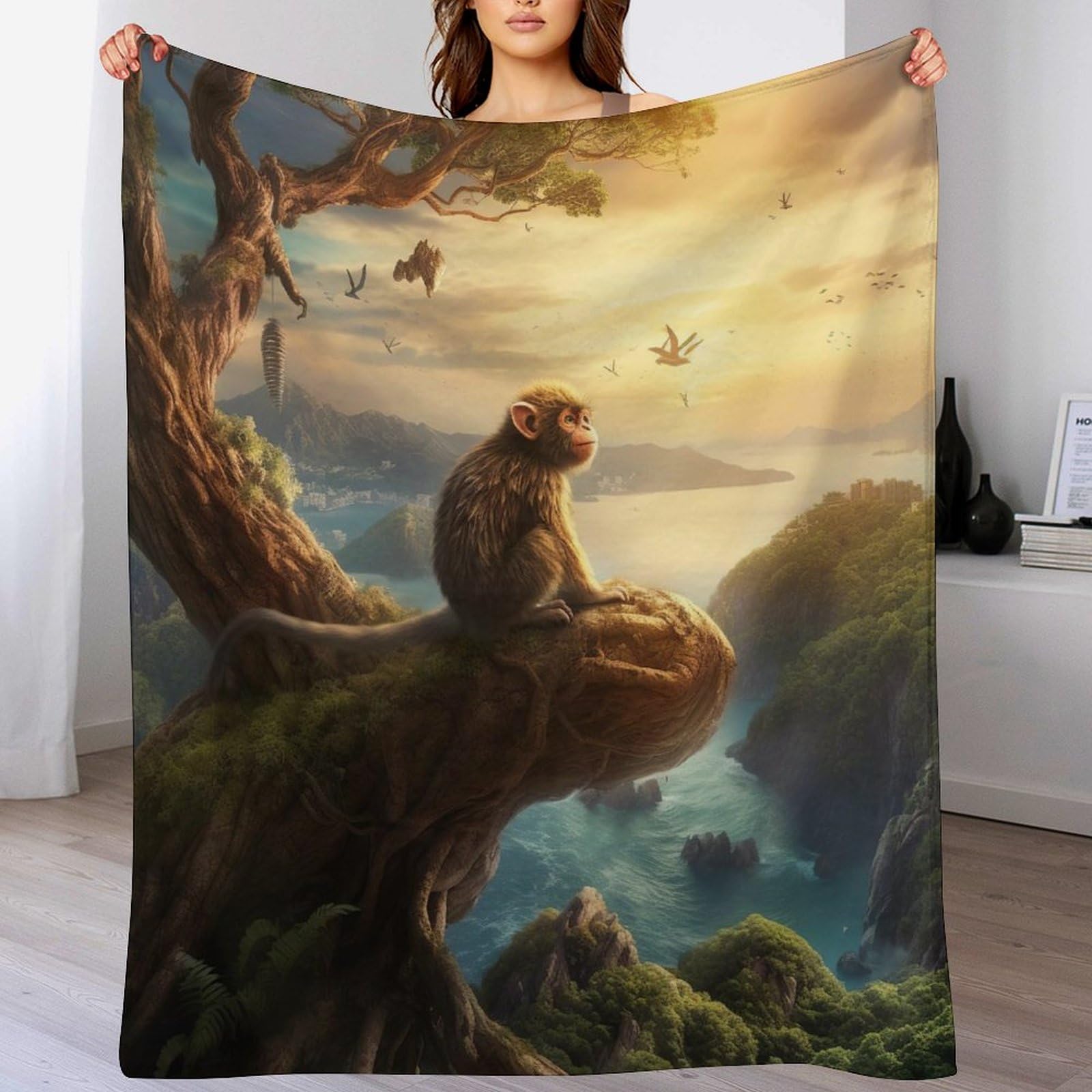 Couvre-lit singe impression 3D pour réchauffer vos nuits fraîches