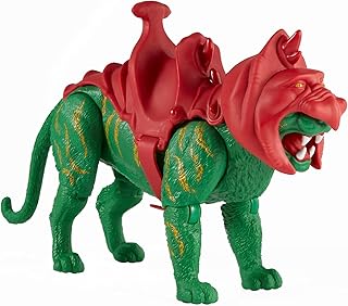 Masters of the Universe Origins Battle Cat 6.75-in Action Figure, He-Man's Loyal Tiger-Like Eternian Creature for Motu Sto...