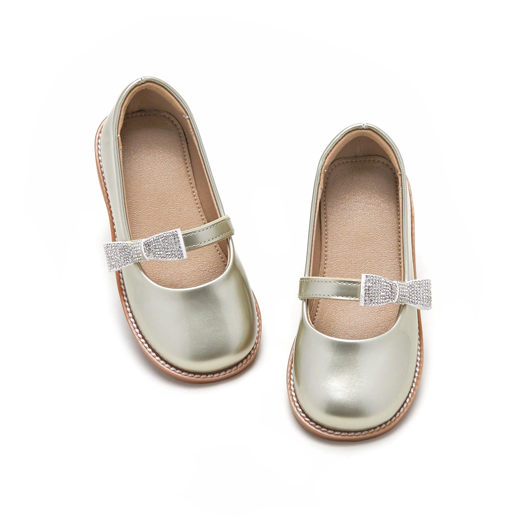 ESTINE Toddler Girls Mary Jane Oxford Dress Shoes Wedding &amp; School Uniform