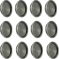 Vista 13 de HOMOTEK Paquete de 4 Tiradores de Dedo para Puerta de Armario de 2-1/16", Instalación Fácil a Presión, Acabado de Níquel Satinado, Se Adapta a un