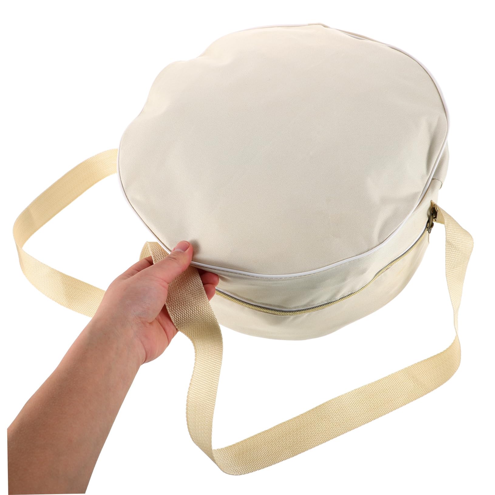 INOOMP Ruota Yoga Beige Tracolla Regolabile Protezione Shock e Design per Esercizi e Allenamenti Palestra