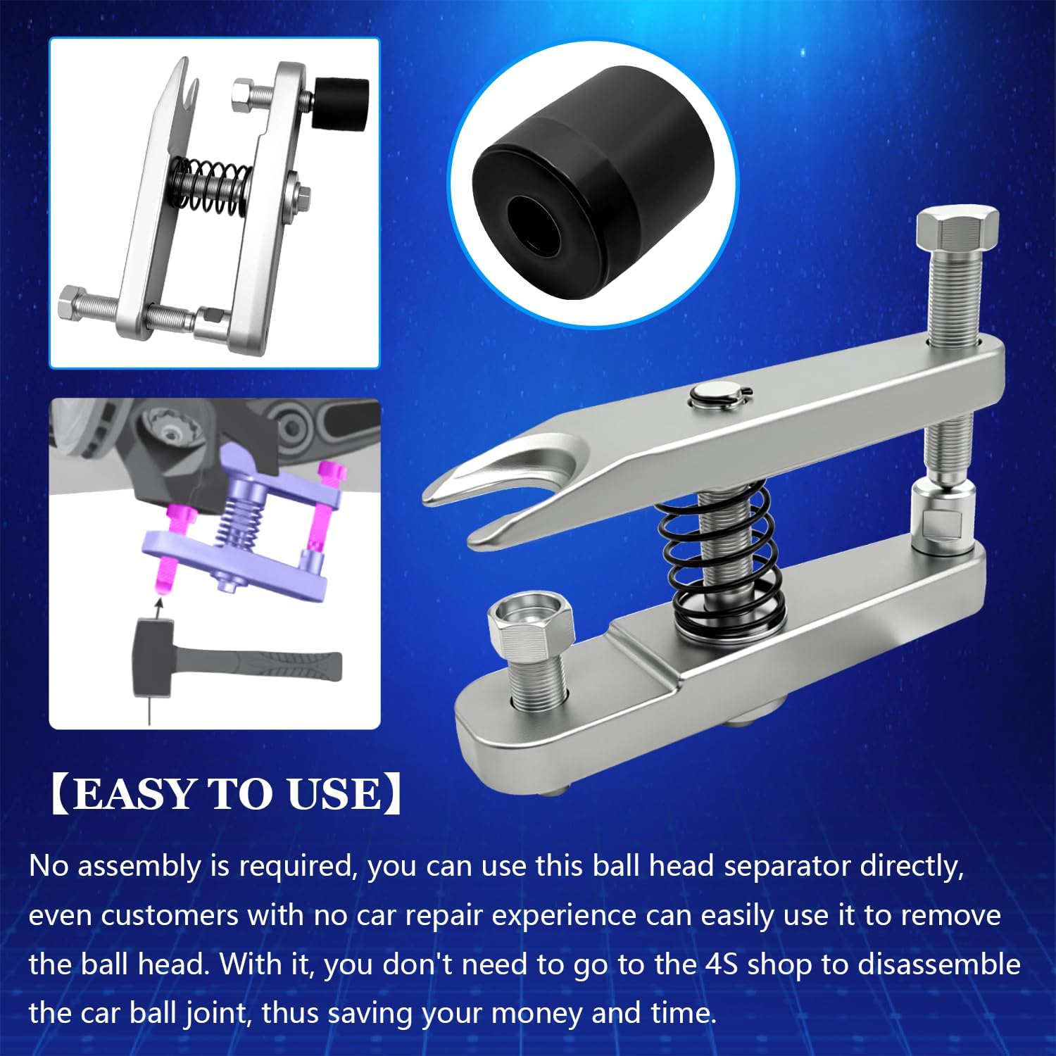ZKTOOL Ball Joint Separator Puller Extractor Removal Tool Ball Puller for Land Rover Jaguar OEM JLR-204-793A