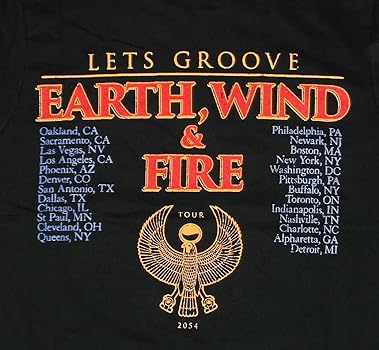 アース・ウインド&ファイアー　Tシャツ　新品タグ付き Lサイズ　Lee アース・ウインド&ファイアー Tシャツ 新品タグ付き Lサイズ Lee