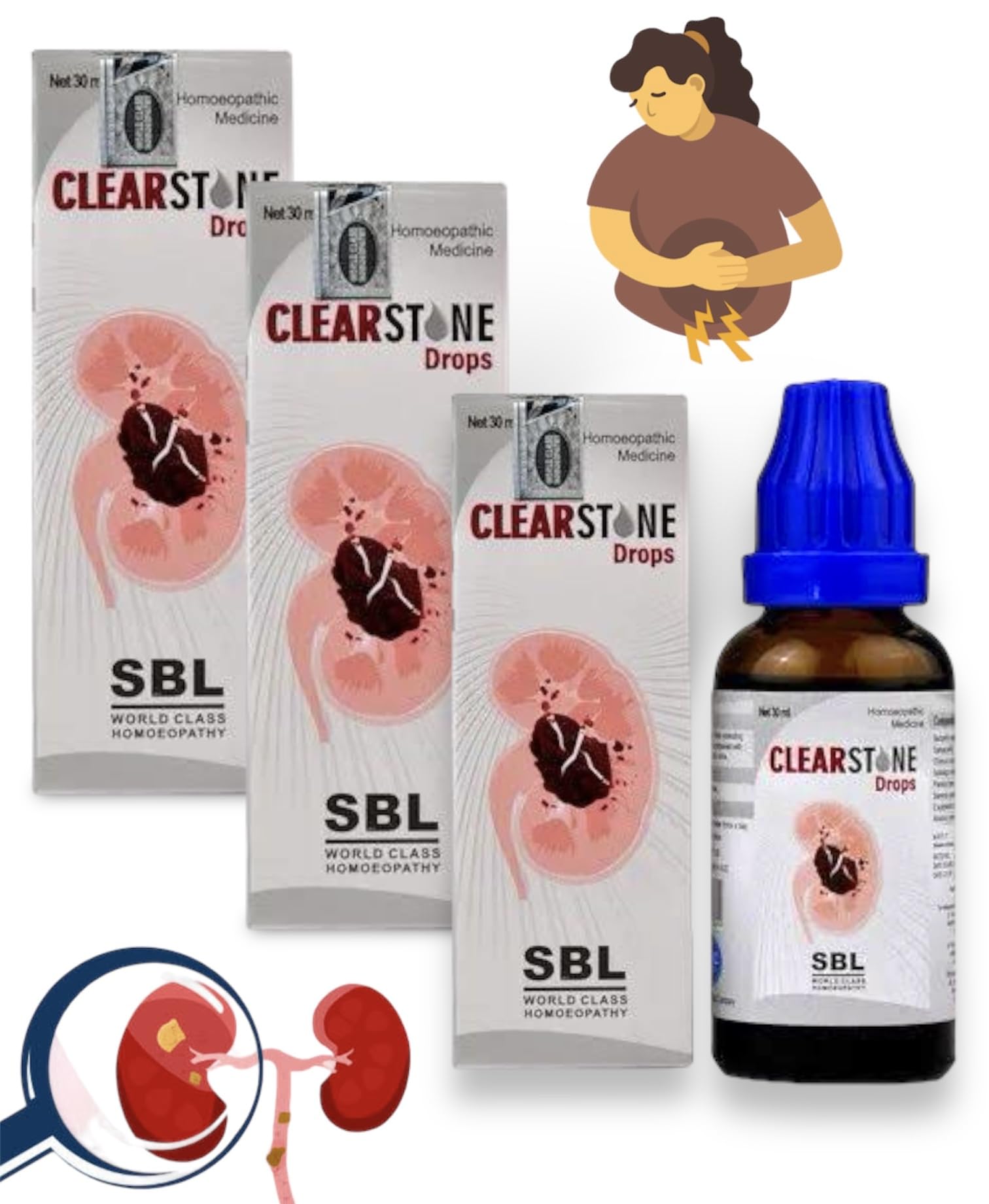 SBL Clearstone Drops Sbl - STONE_Care Drops (30ml X 3 Bottles) - 90 DAYS PACK (B0CH7CX9CC) Amazon Price History, Amazon Price Tracker