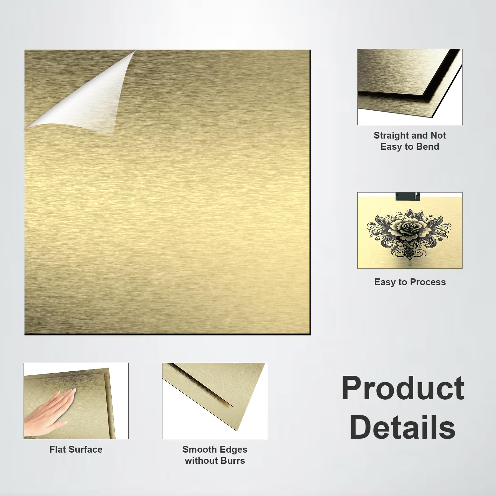 Lot De 4 Plaques ABS 30x20 Cm 1,3 Mm Blanc Sur Noir - Gravure Laser Bricolage Et Découpe