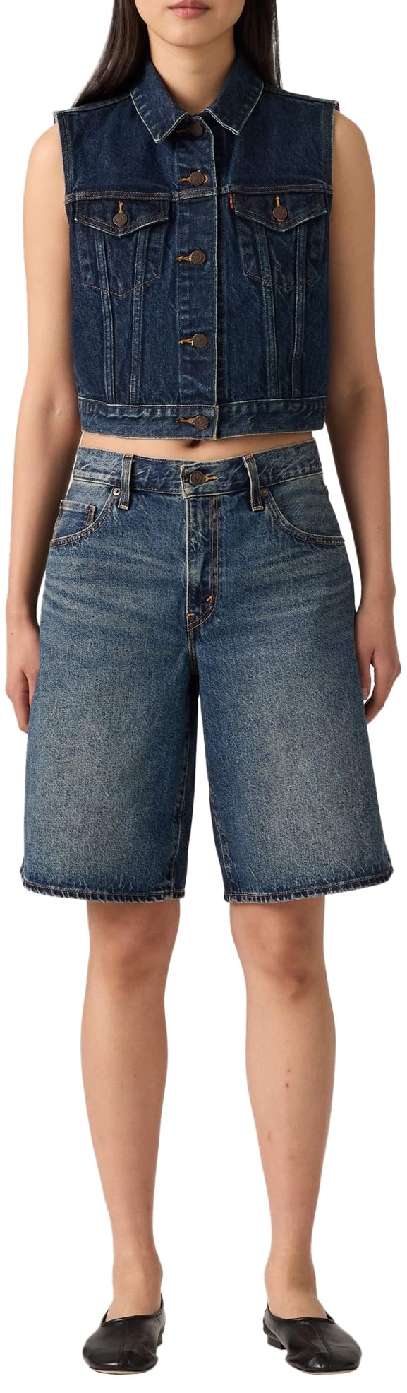 Levi'S Baggy Dad Jorts Pantalones Cortos Mujer