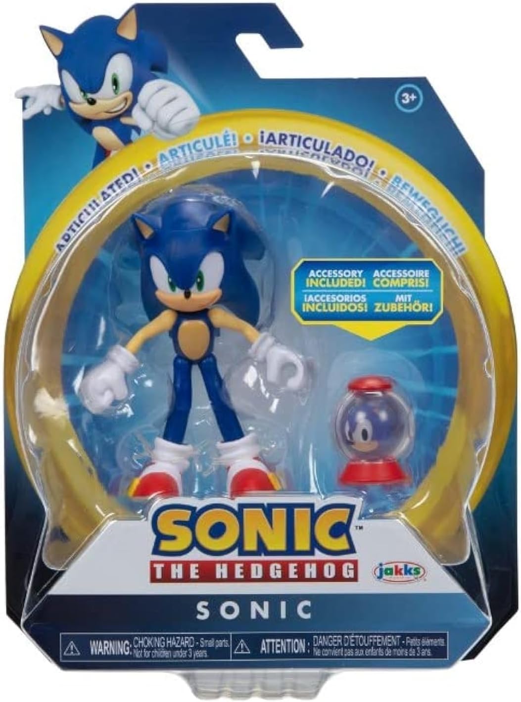 Sonic The Hedgehog 4" Articulated Action Figure Collection (Choose Figure) (Sonic 2.0)