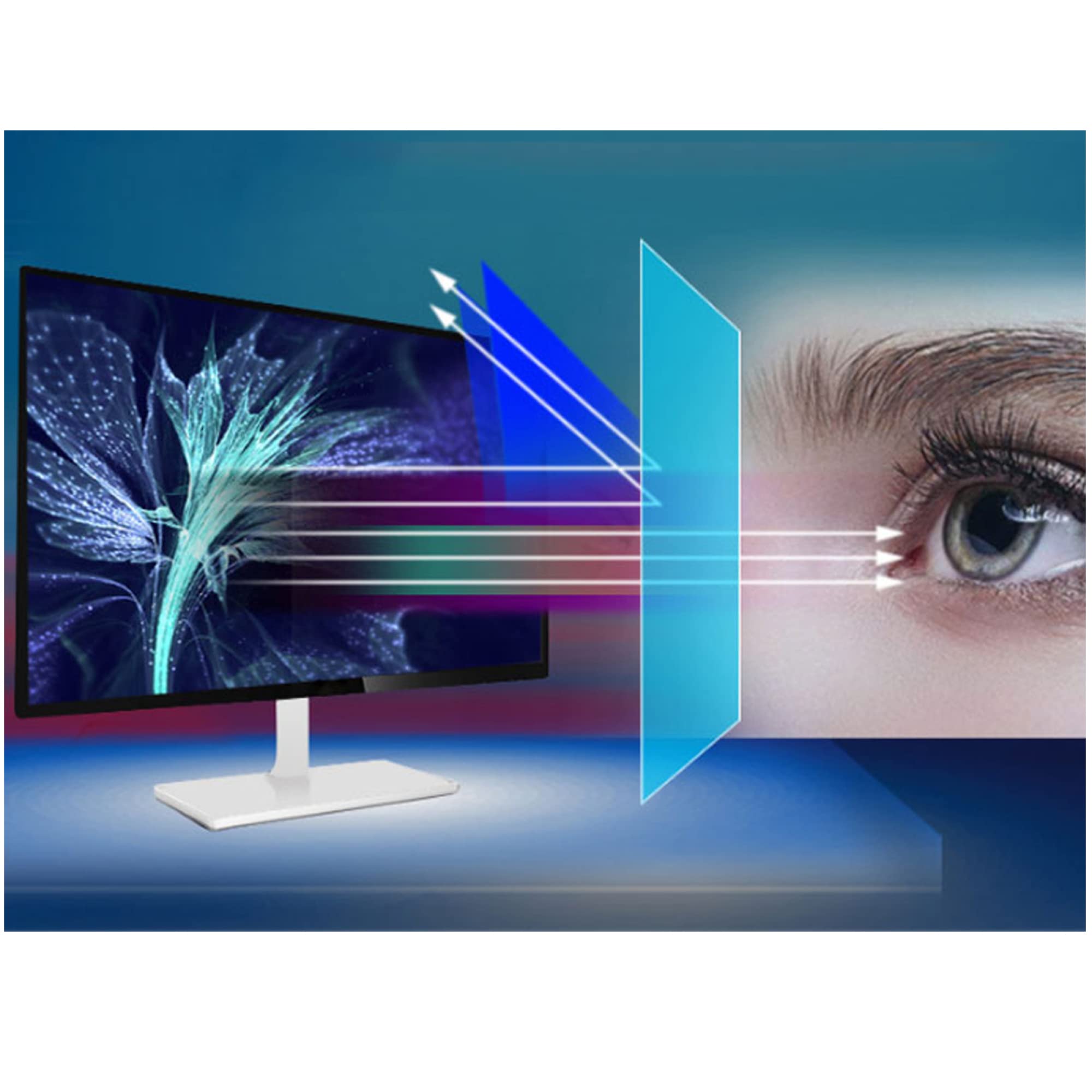 Folia ochronna na ekran telewizora, folia ochronna na ekran telewizora o przekątnej 32-75 cali, folia antyodblaskowa i przeciwzarysowa do wyświetlaczy LCD, LED, 4K OLED i QLED HDTV(65in 1440x809mm)