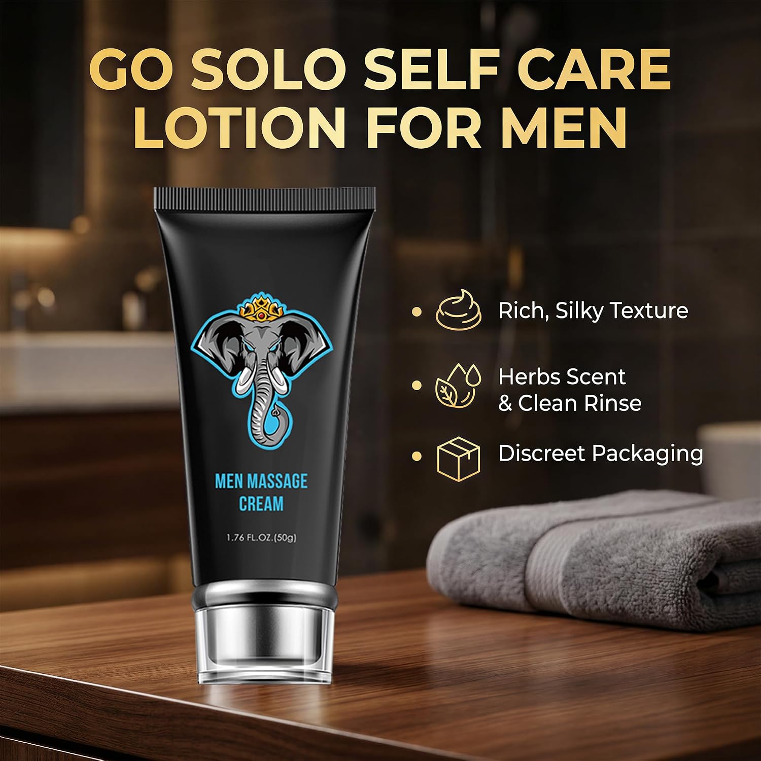 Male Enhancement Cream, Body Massage Cream for Private Areas, Men's Re-Vitalize Enlargement Cream, Enhance Size and Performance Get Bigger Thicker and Stronger