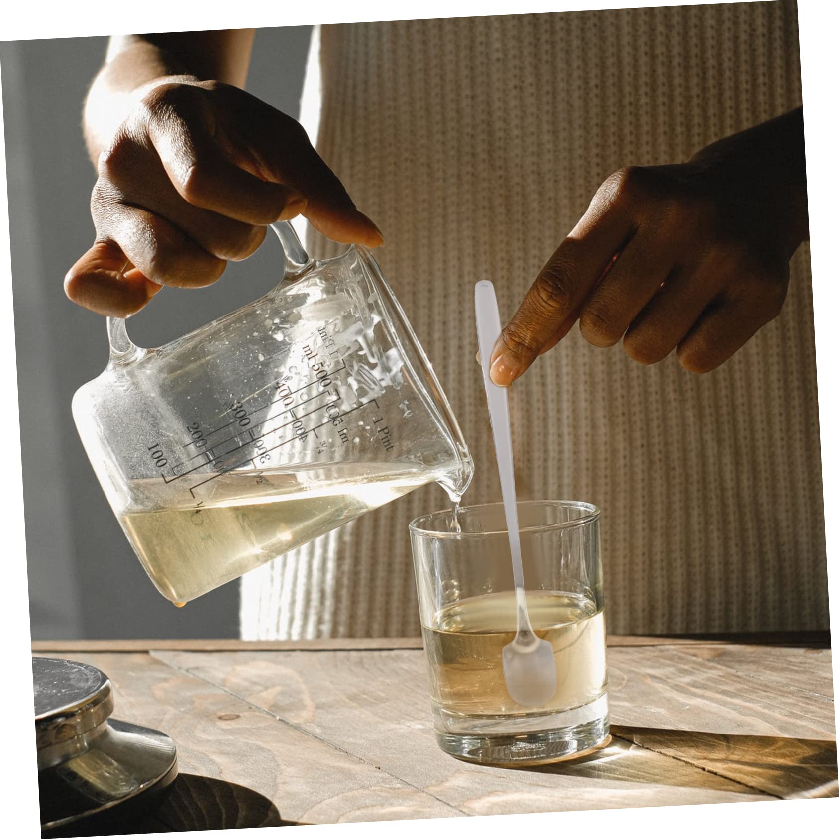 JEWEDECO Kit para Hacer Velas Perfumadas DIY Acero Inoxidable, Finamente Procesado y Fácil de Limpiar, Incluye Accesorios Creativos para Manualidades en Casa