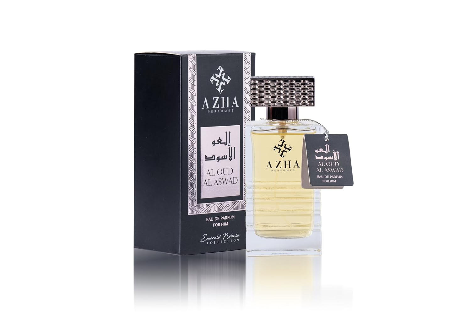 Al Oud Al Aswad For Him EDP Spray 100ML | Bold, Woody & Musky Fragrance with Spicy, Cedarwood & Oud Notes - Image 4