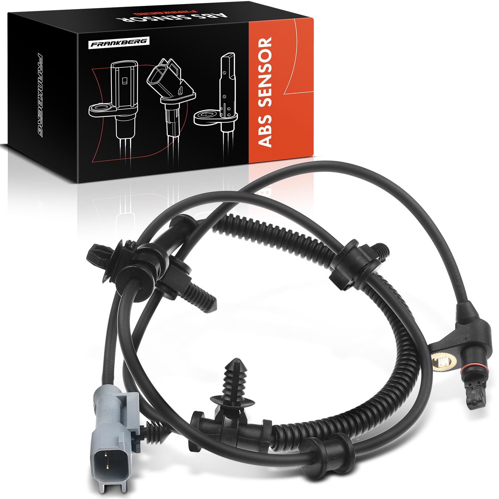 Frankberg Capteur ABS essieu avant 56044144AB | Compatible avec: ABS Sensor Vorderachse für Commander XH,XK SUV