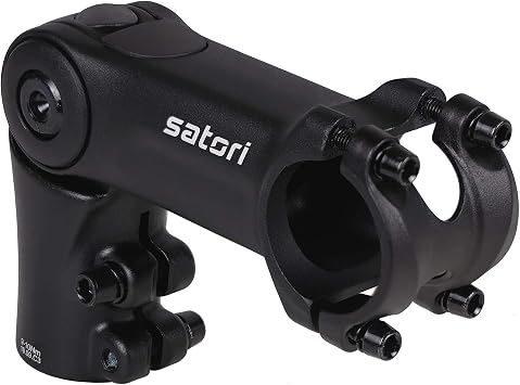 SATORI UP3 Bike Bicycle Riser Extension Adjustable Handlebar Stem 1-1/8" x 31.8mm - Made of 3D Forged Alloy - Great For Mountain Bike & Road Bike - 110mm