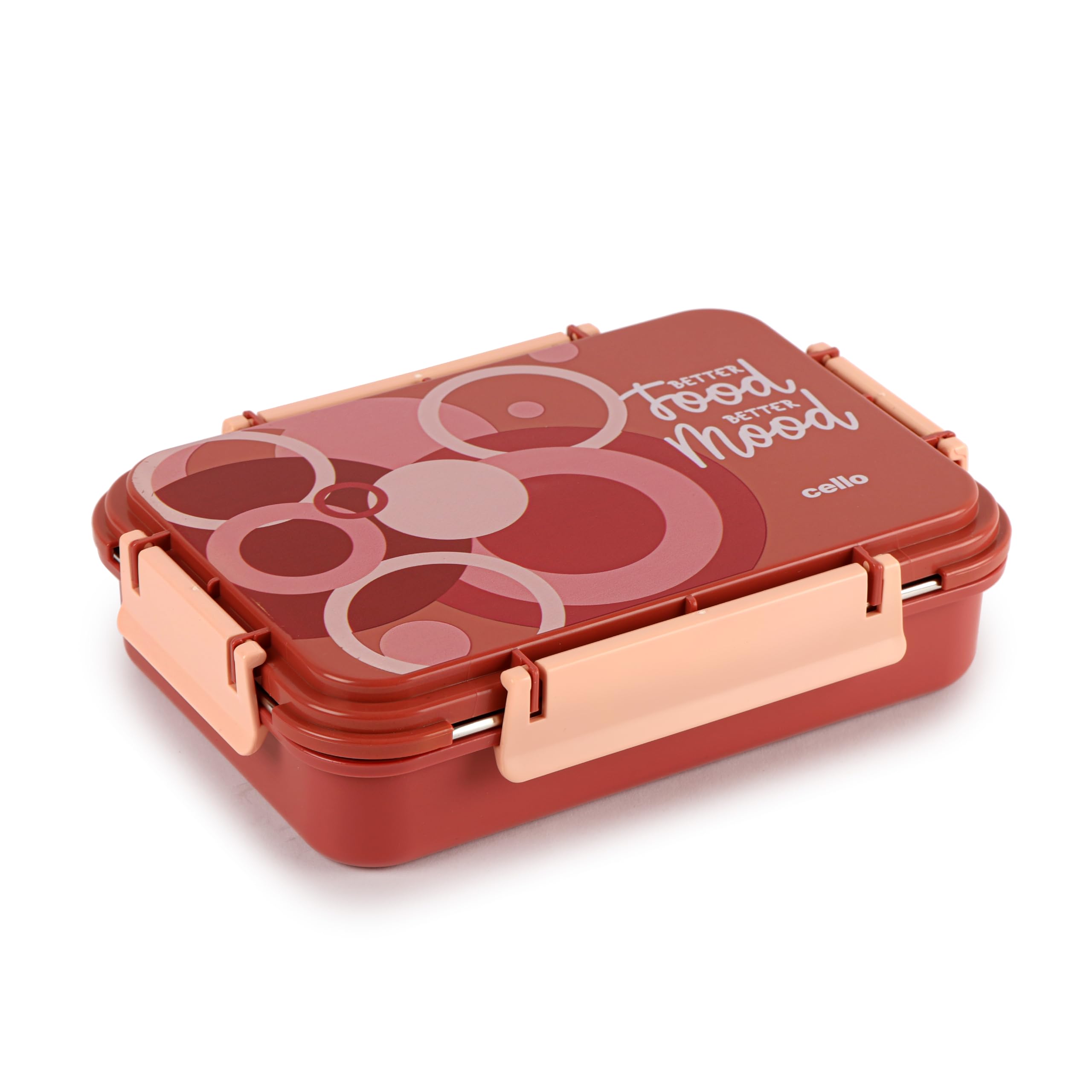 Cello Zoom 3 Lunch Box - Insulated Steel Tiffin -16
