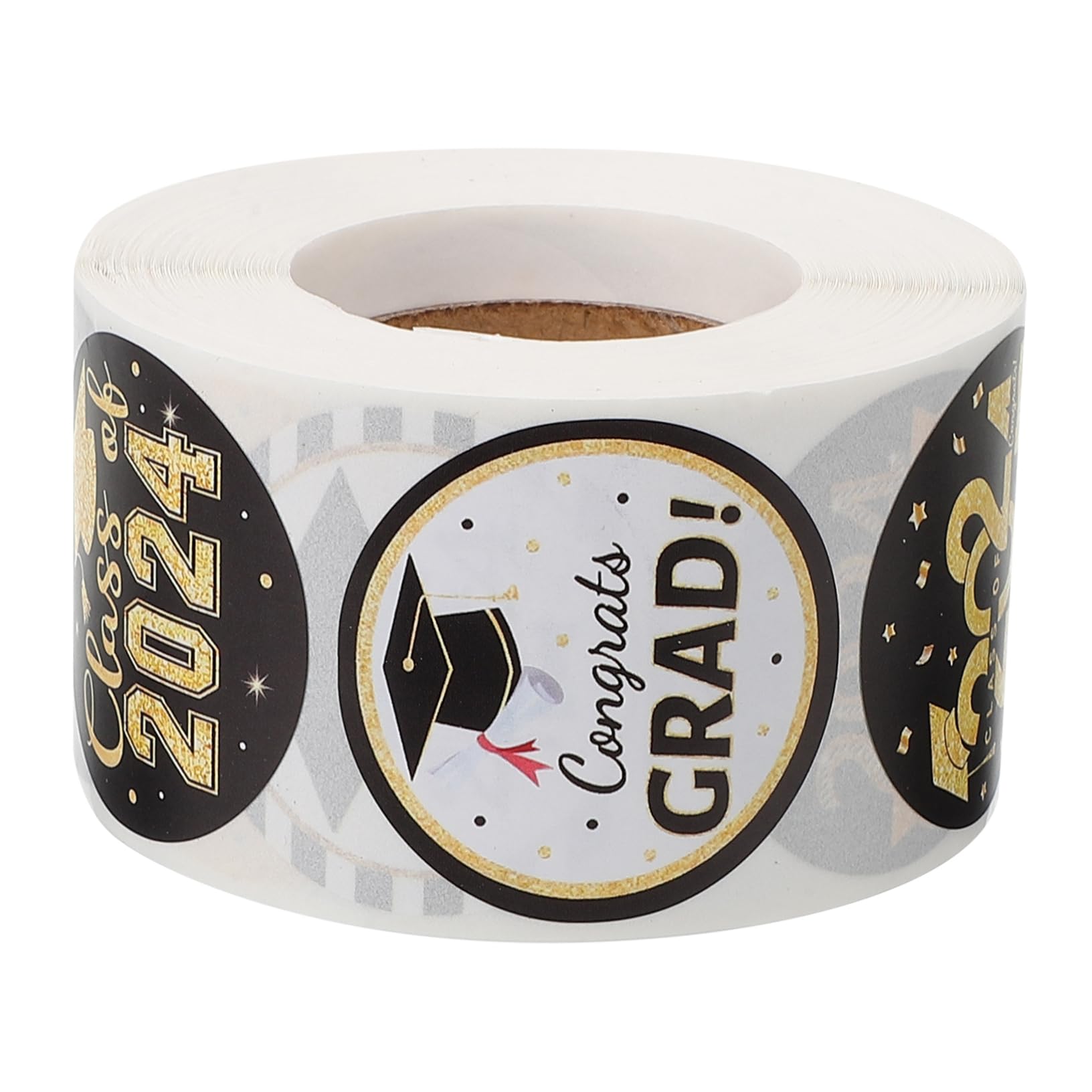 TEHAUX 5rotoli Adesivi Decorativi Per Etichette Adesive Auto-adesive Per Confezioni Biglietti e Sacchetti Dolci