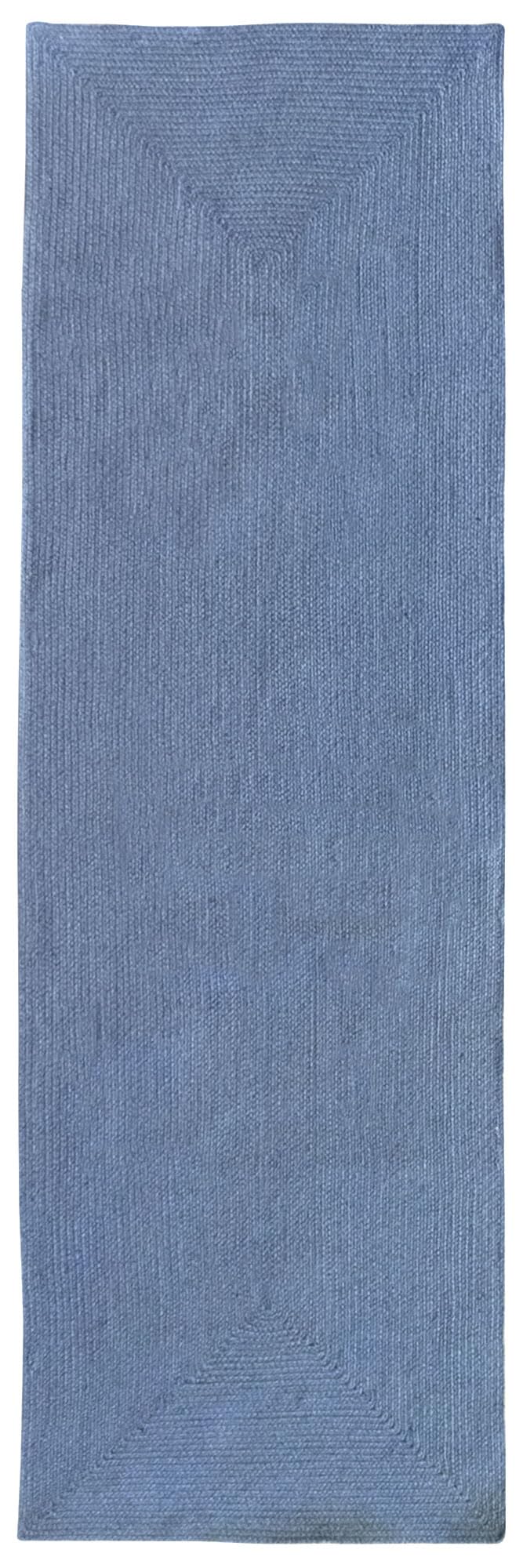 Alfombra para pasillo azul 250x80 cm de pet reciclado lavable Hamid Nansa